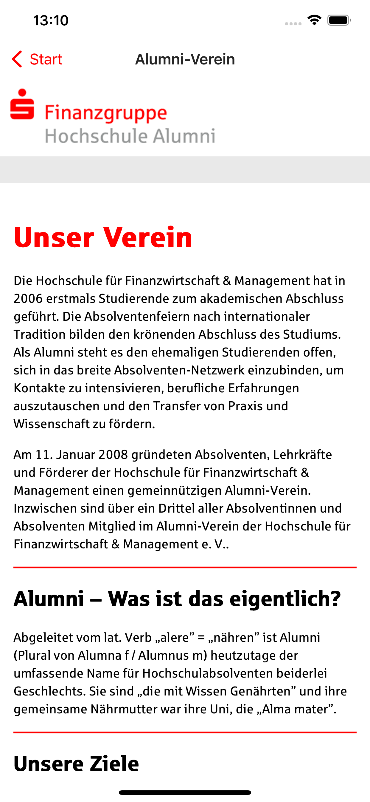 s-alumniApp