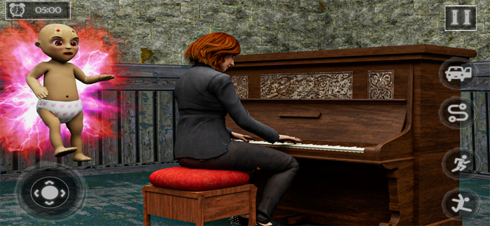 Scary Baby Babysitter Escape