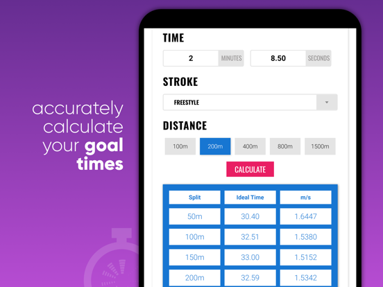 Screenshot #4 pour My Swim Splits Premium