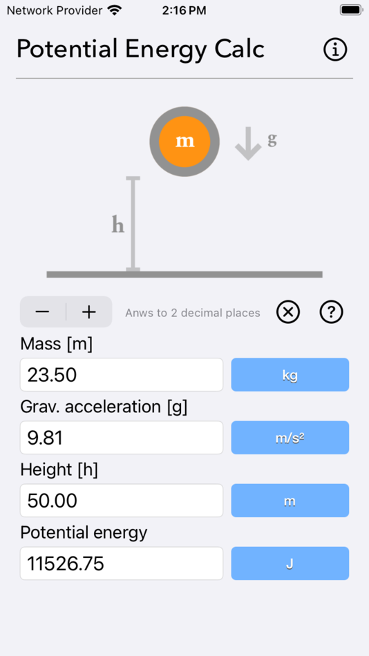 #4. Potential Energy Calculator (iOS) 由: Nitrio