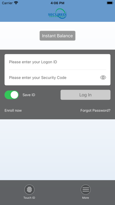 Secured Advantage FCU Screenshot