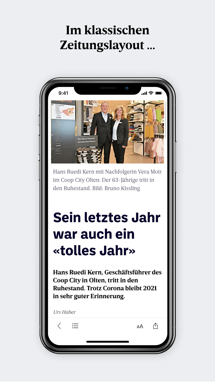 Oltner Tagblatt E-Paper