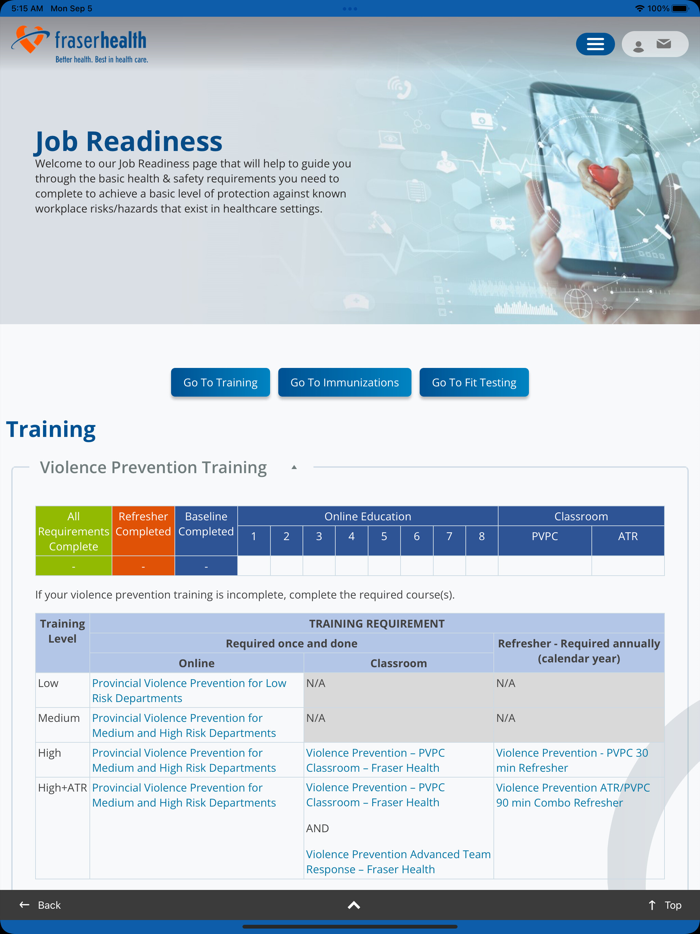 Fraser Health MyHealth