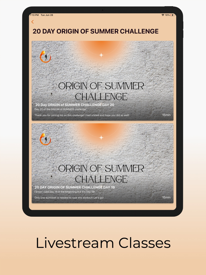 The ORIGIN of Fitness