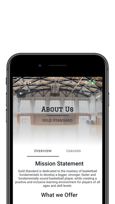 Gold Standard Bball Training Screenshot