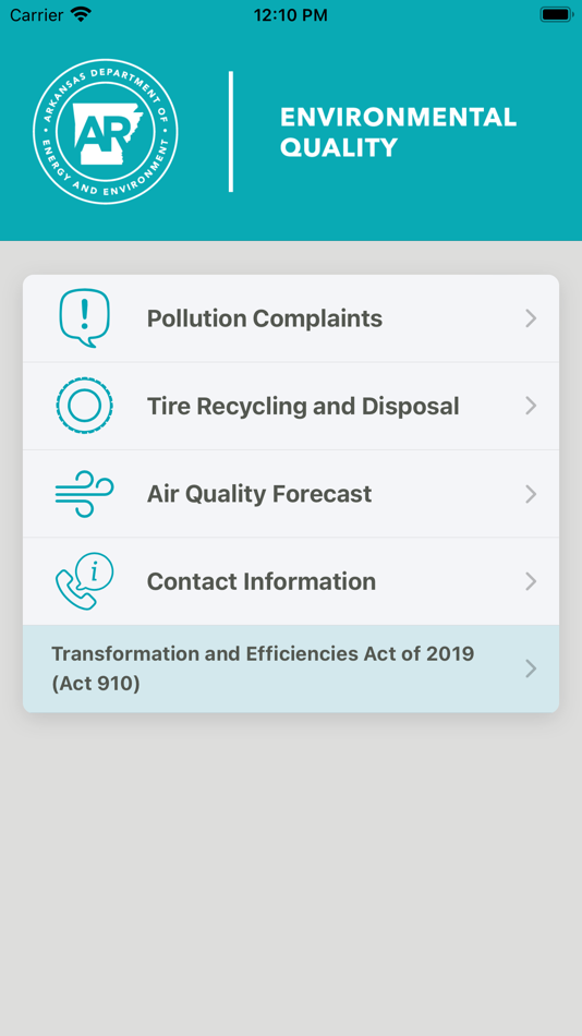 #1. Arkansas Environment (iOS) 由: Arkansas Department of Energy and Environment