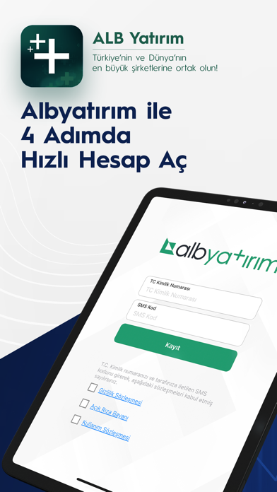 ALB Yatırım Online Hesap Aç Screenshot