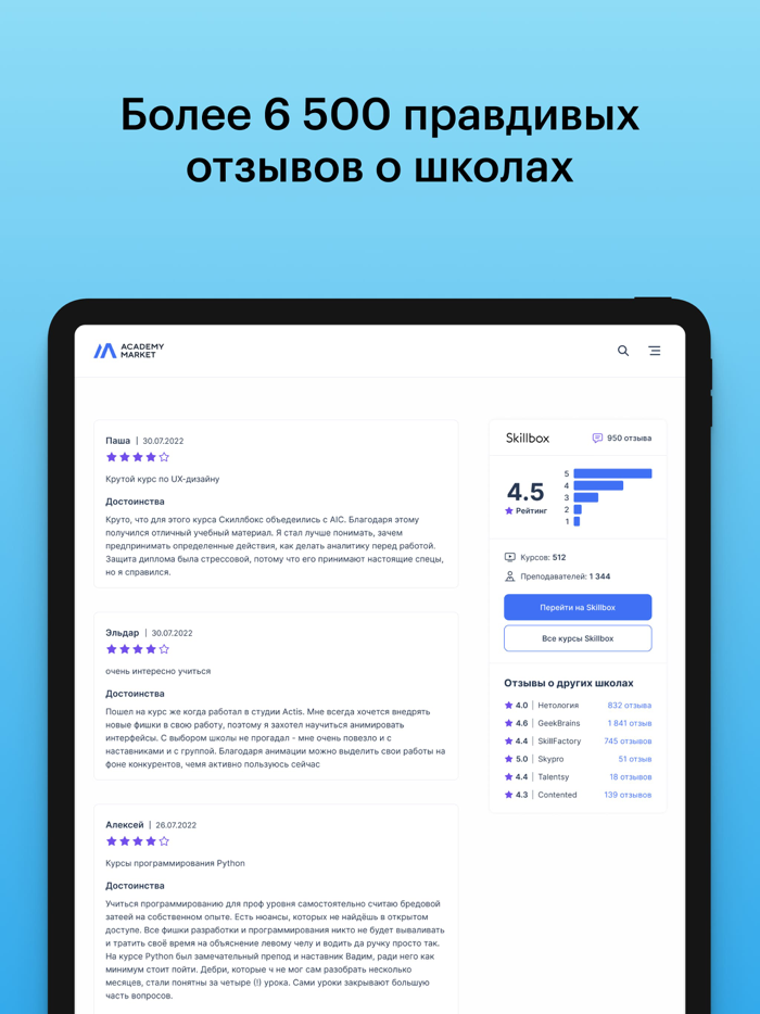 Academy Market - онлайн курсы