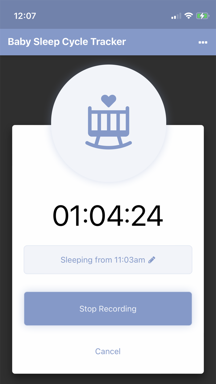 Baby Sleep Cycle Tracker
