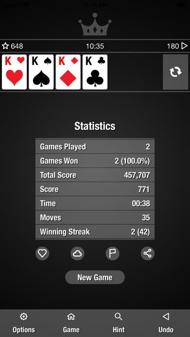 Simple Classic Solitaire Screenshot