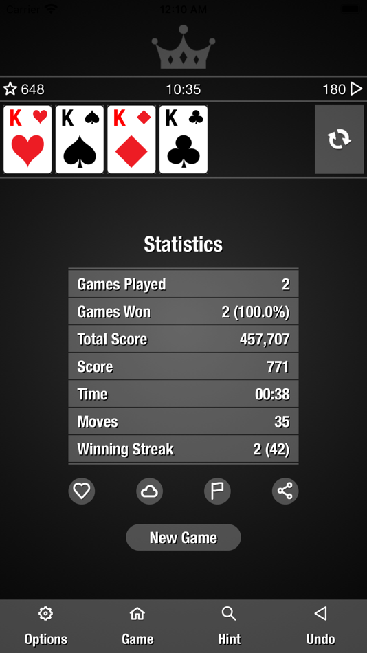 #8. Simple Classic Solitaire (iOS) 由: 少箐 岑