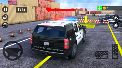 Police Car Parking Real Car Screenshot