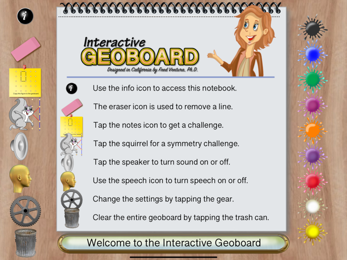 Interactive Geoboard