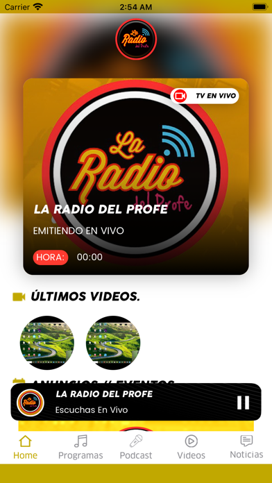 La Radio Del Profe Screenshot