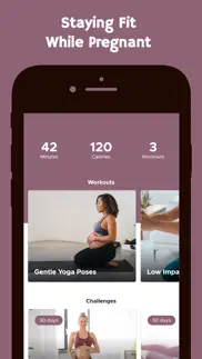 exercise during pregnancy iphone screenshot 2
