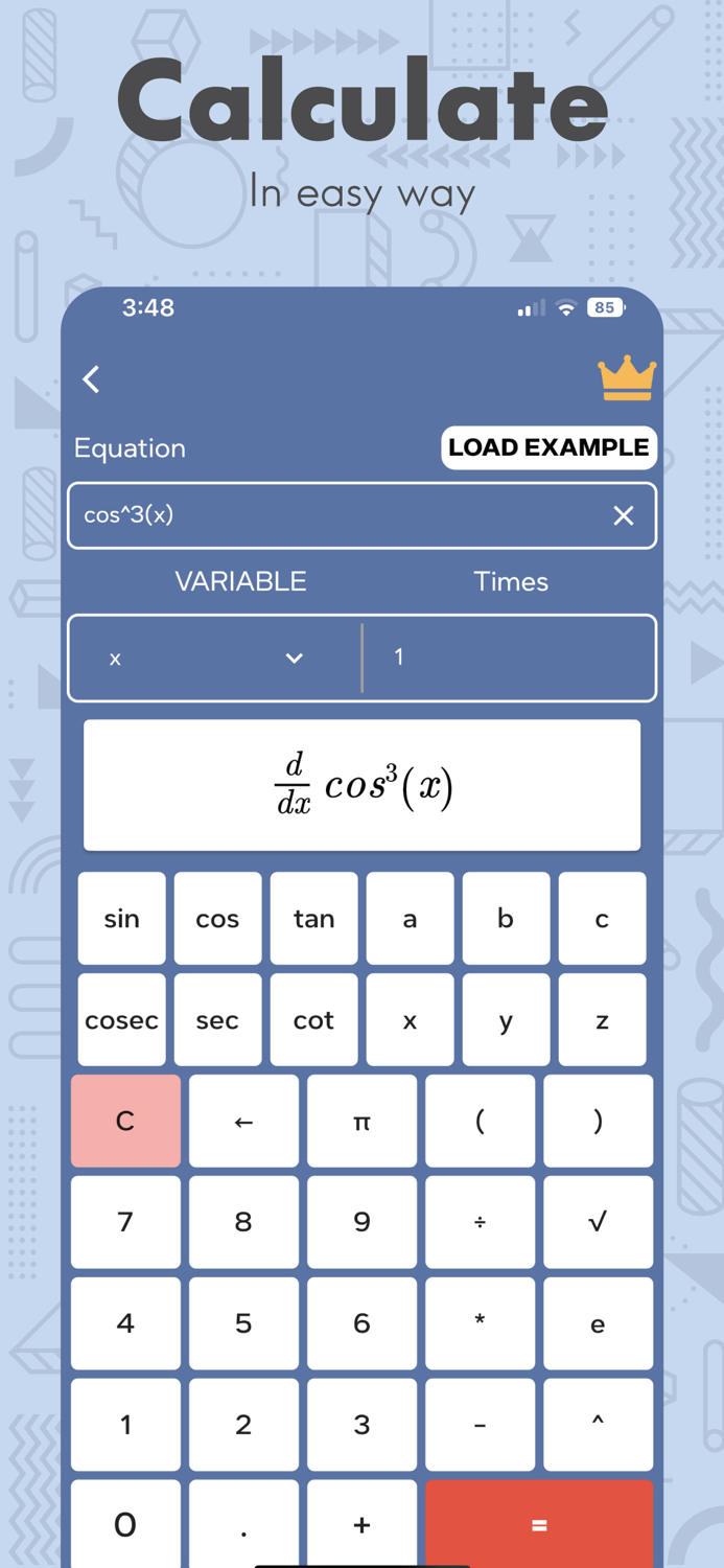 Derivative Calculator App