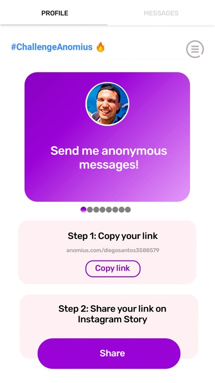 Anomius: perguntas anônimas screenshot-6