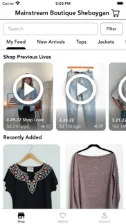 mainstream boutique sheboygan iphone screenshot 2