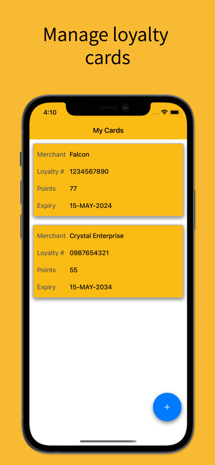 Simple Loyalty Card Wallet