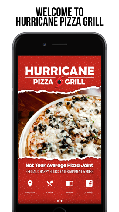 Hurricane Pizza Grill Screenshot