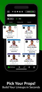 Verse Fantasy Sports screenshot #6 for iPhone