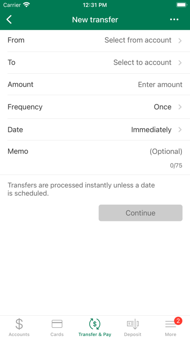 Heritage Bank & Trust Screenshot