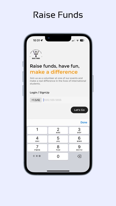 Raise Funds Screenshot