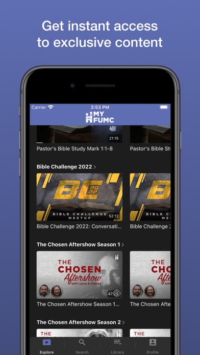 MyFUMC Screenshot
