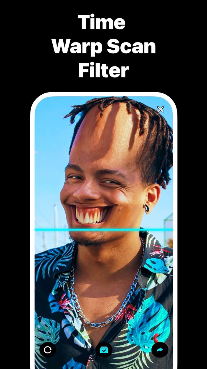 Time Warp Scan - Blue Line