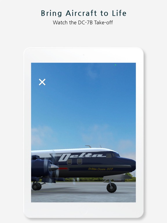 Delta Flight Museum AR iPad screenshot