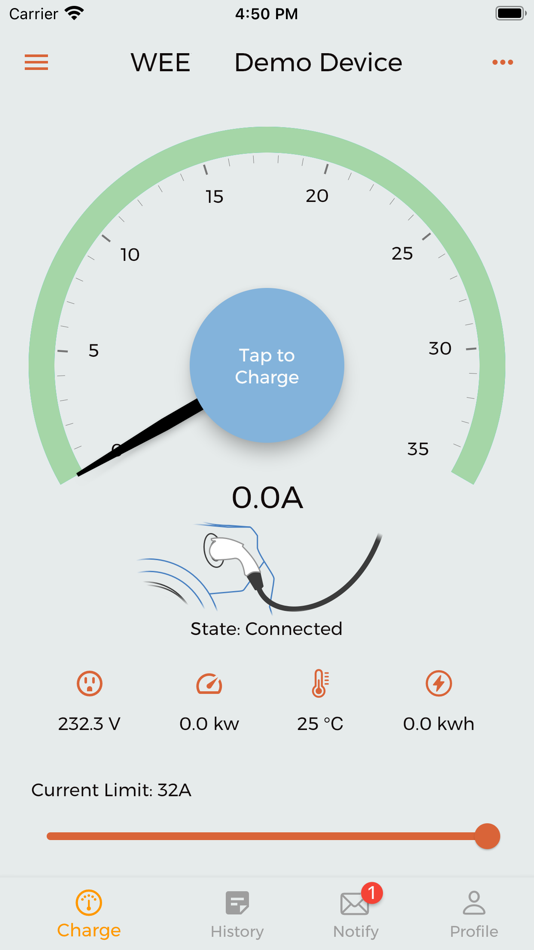#1. WE E-Charge (iOS) 由: 翔 肖