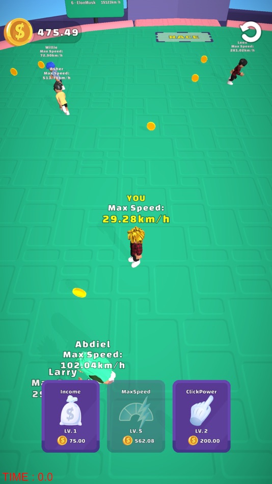#1. Clicker Race (iOS) 由: Ali Said Yuksel