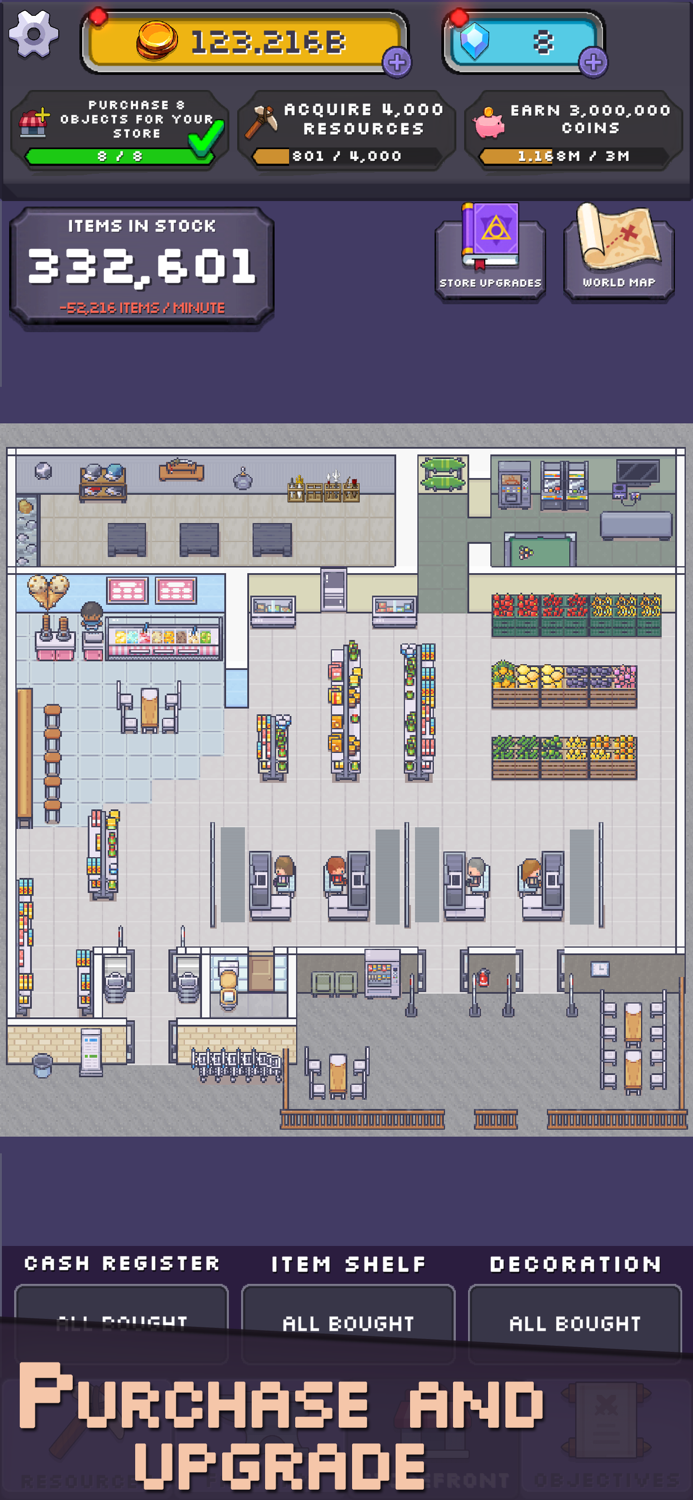 Idle Franchise - Market Tycoon