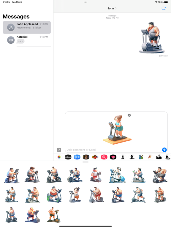 Screenshot #5 pour Elliptical Machine Stickers