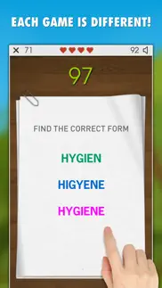 spelling master game iphone screenshot 4