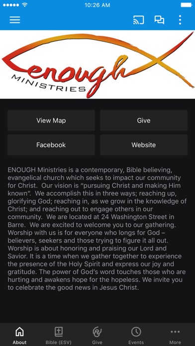 ENOUGH Ministries Screenshot