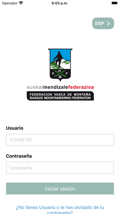 Euskal Mendizale Federazioa Screenshot