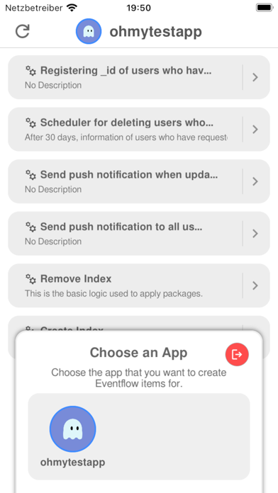 Screenshot 2 of ohmyapp Eventflows App