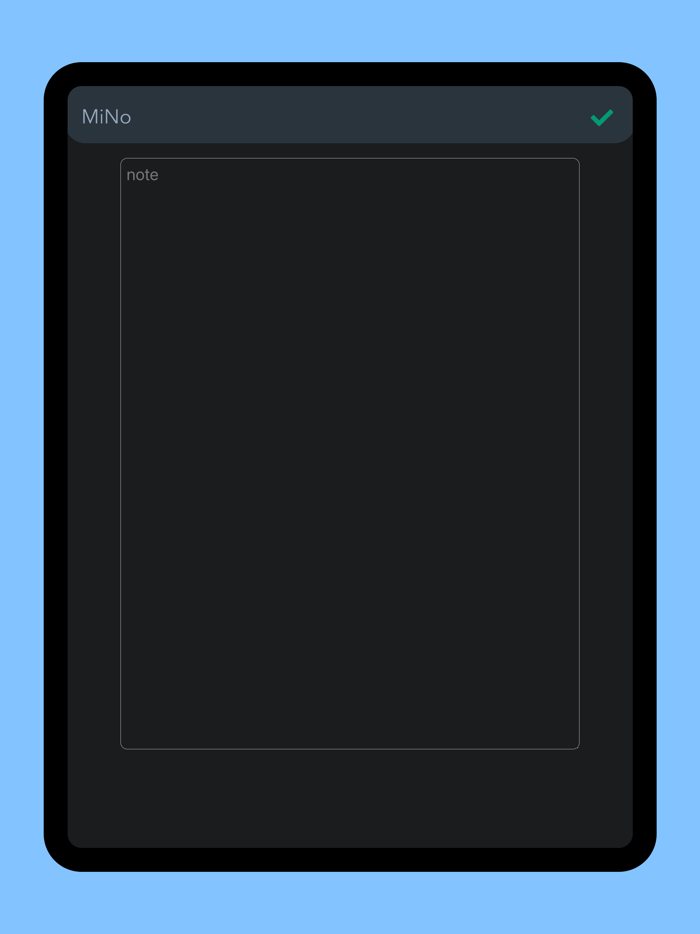Minimal Notepad - MiNo