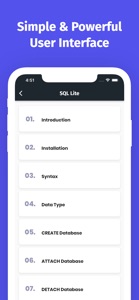 Learn MySQL Database Offline screenshot #7 for iPhone