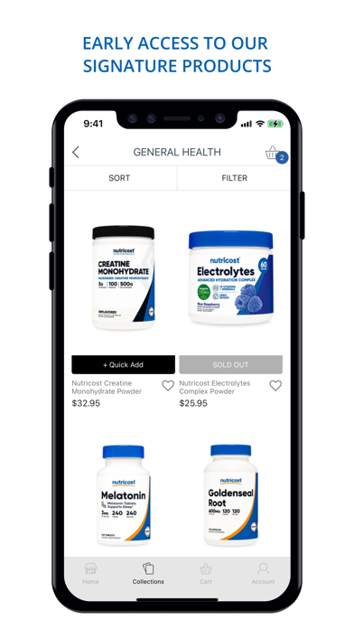 Nutricost Screenshot