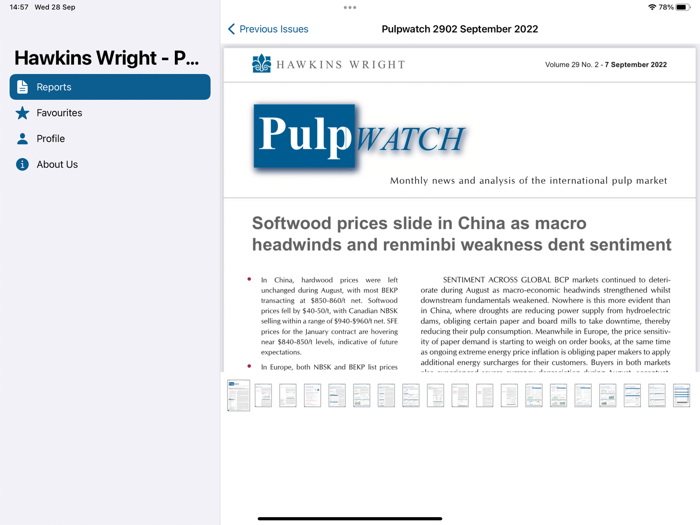 Hawkins Wright Online