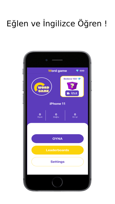WordGame: İngilizce Öğren! Screenshot