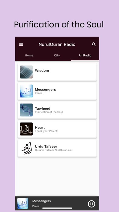 NurulQuran RadioStations Screenshot