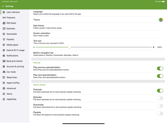Podcast Republic - Podcast App iPad screenshot 8 - News app