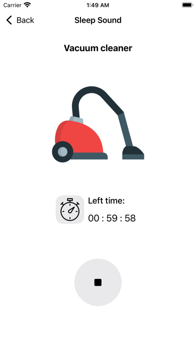 Baby Sleep Sounds Bedtime Fan Screenshot