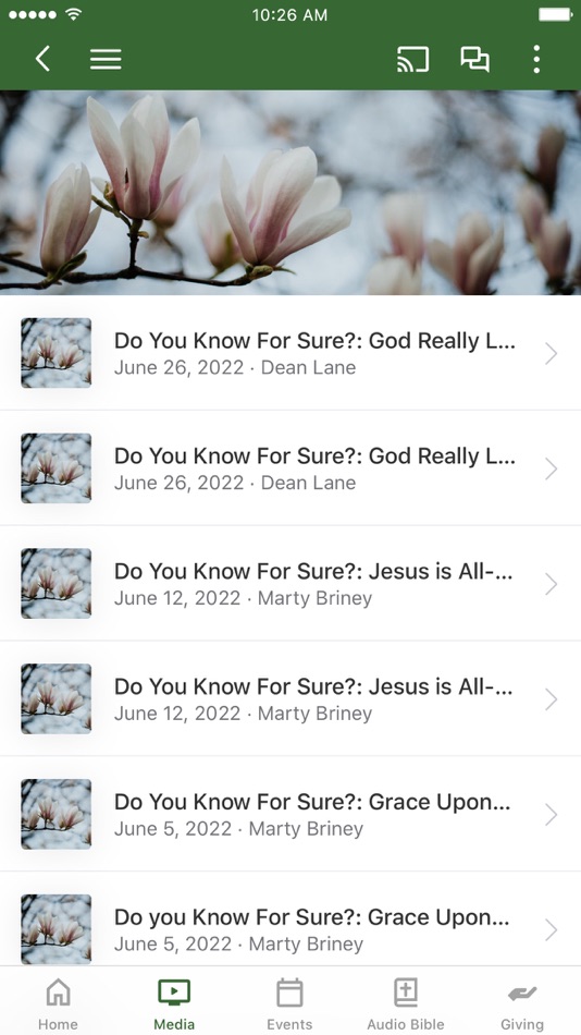 #2. Oaks Community Church Dahinda (iOS) Podle: The Oaks Community Church of Spoon Valley Inc