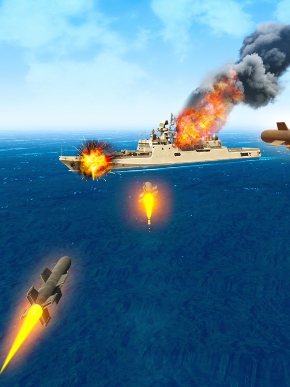 Drone Attack 3D: Sea Warfare iPad screenshot 3 - Games app