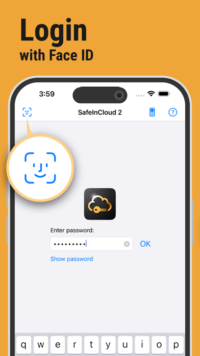 Password Manager SafeInCloud 2 Screenshot