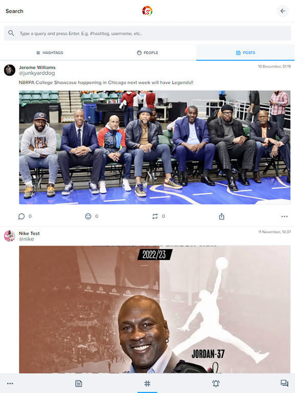 IP FAMBA iPad screenshot 1 - Sports app